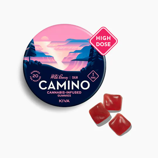 Camino - Chill | Wild Berry Gummies | 500mg | 20ct | 25mg/ea - 1