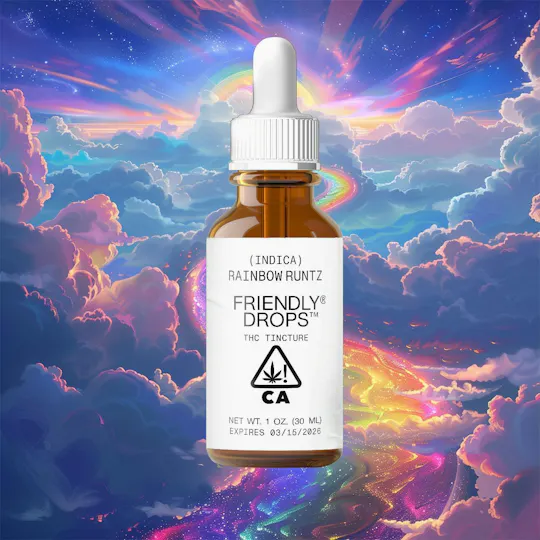 Friendly Brand - Friendly Brand | Friendly Drops | Rainbow Runtz | Tinctures | 1000mg | 30ml - 1