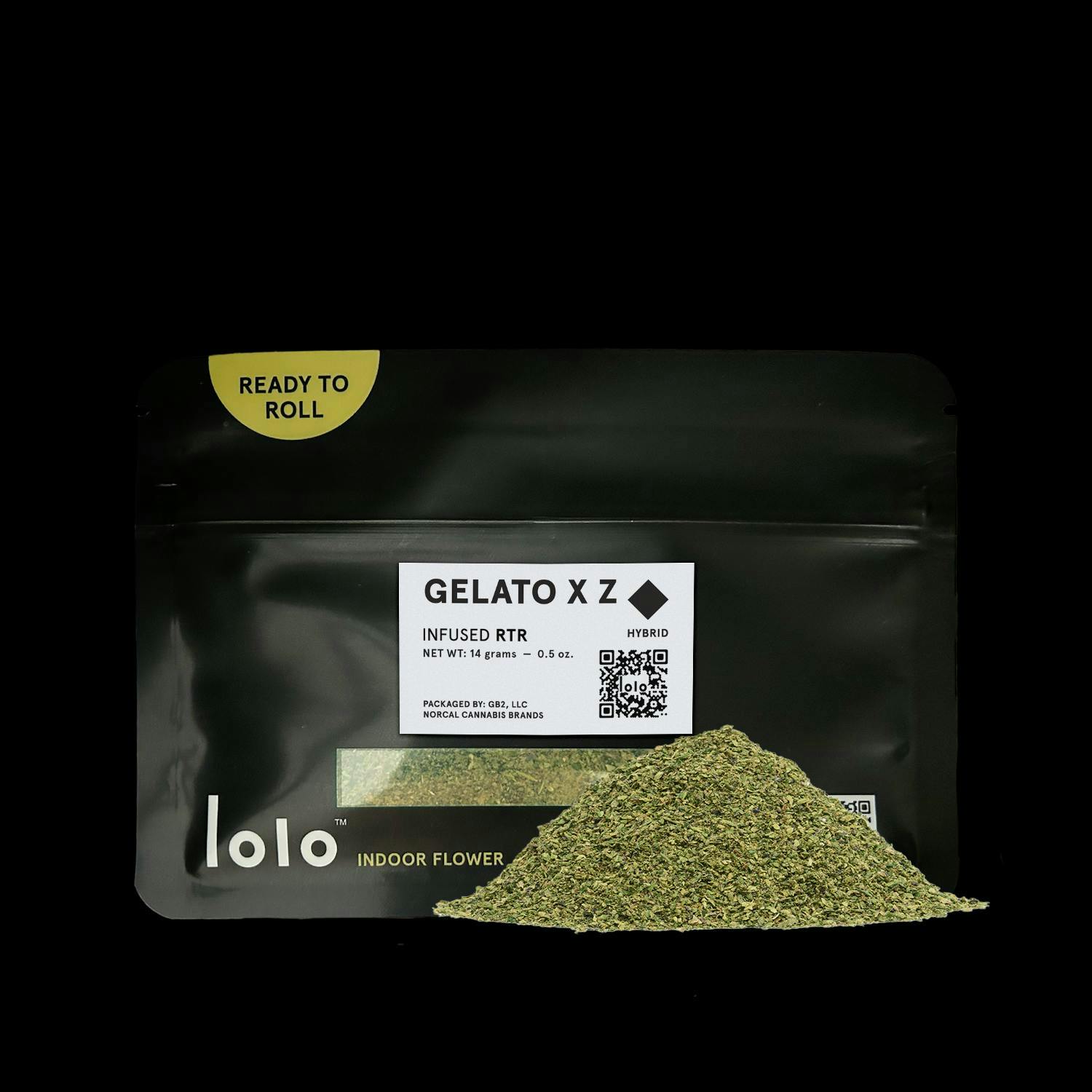 lolo - Gelato + Z | Indoor Kief Infused Ready To Roll | 14g - 1