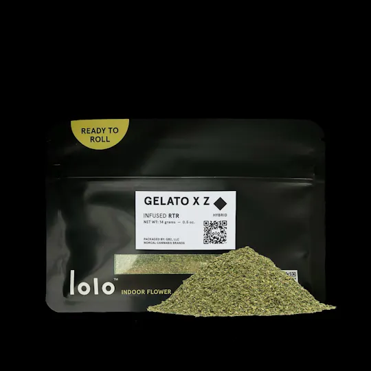 lolo - Gelato + Z | Indoor Kief Infused Ready To Roll | 14g - 1