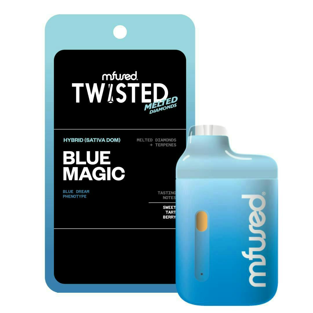 Super Fog by MFused - Blue Magic | TWISTED Melted Diamonds Jefé Disposable | 1g - 1
