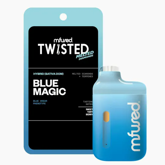 Super Fog by MFused - Blue Magic | TWISTED Melted Diamonds Jefé Disposable | 1g - 1