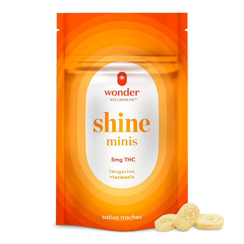 * Wonder Wellness Co. - Shine Minis | Tangerine Mints | 100mg | 20ct | 5mg/ea - 1