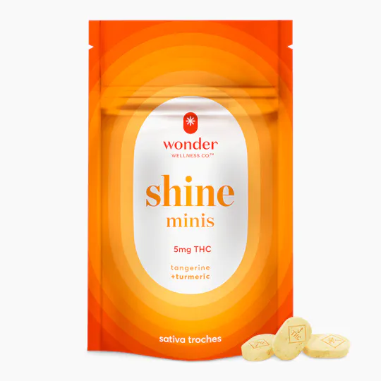 * Wonder Wellness Co. - Shine Minis | Tangerine Mints | 100mg | 20ct | 5mg/ea - 1