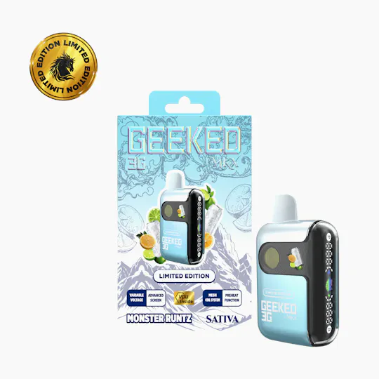 MKX Oil Co - (Limited Edition) Monster Runtz | Geeked Disposable | 3g - 1