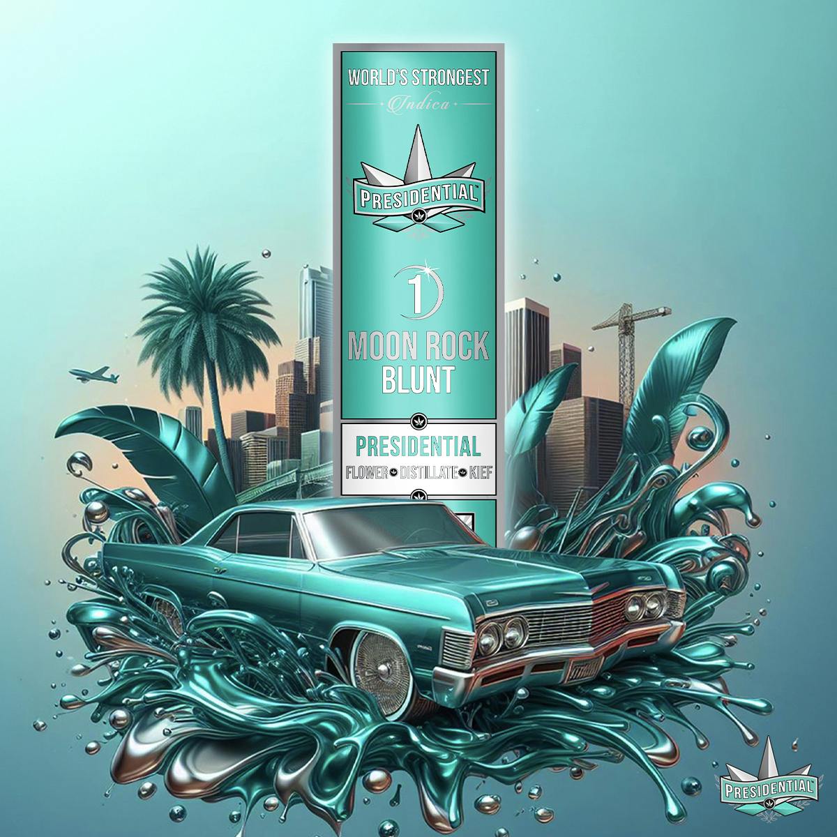 Presidential - Presidential (OG) Classic | Moon Rock Infused Blunt | 1.5g - 1