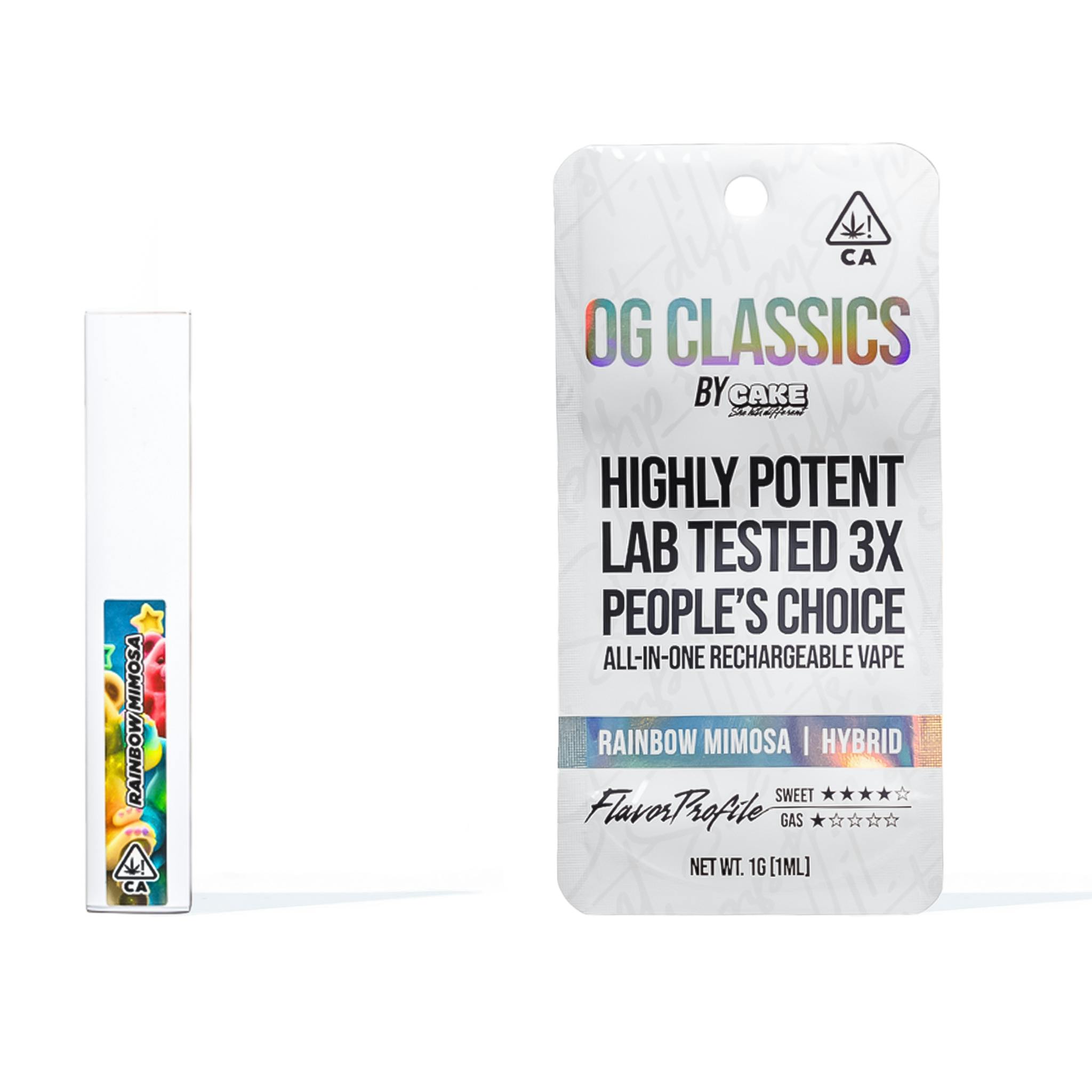 CAKE she hits different - Rainbow Mimosa | OG Classics Pod | 1g - 1