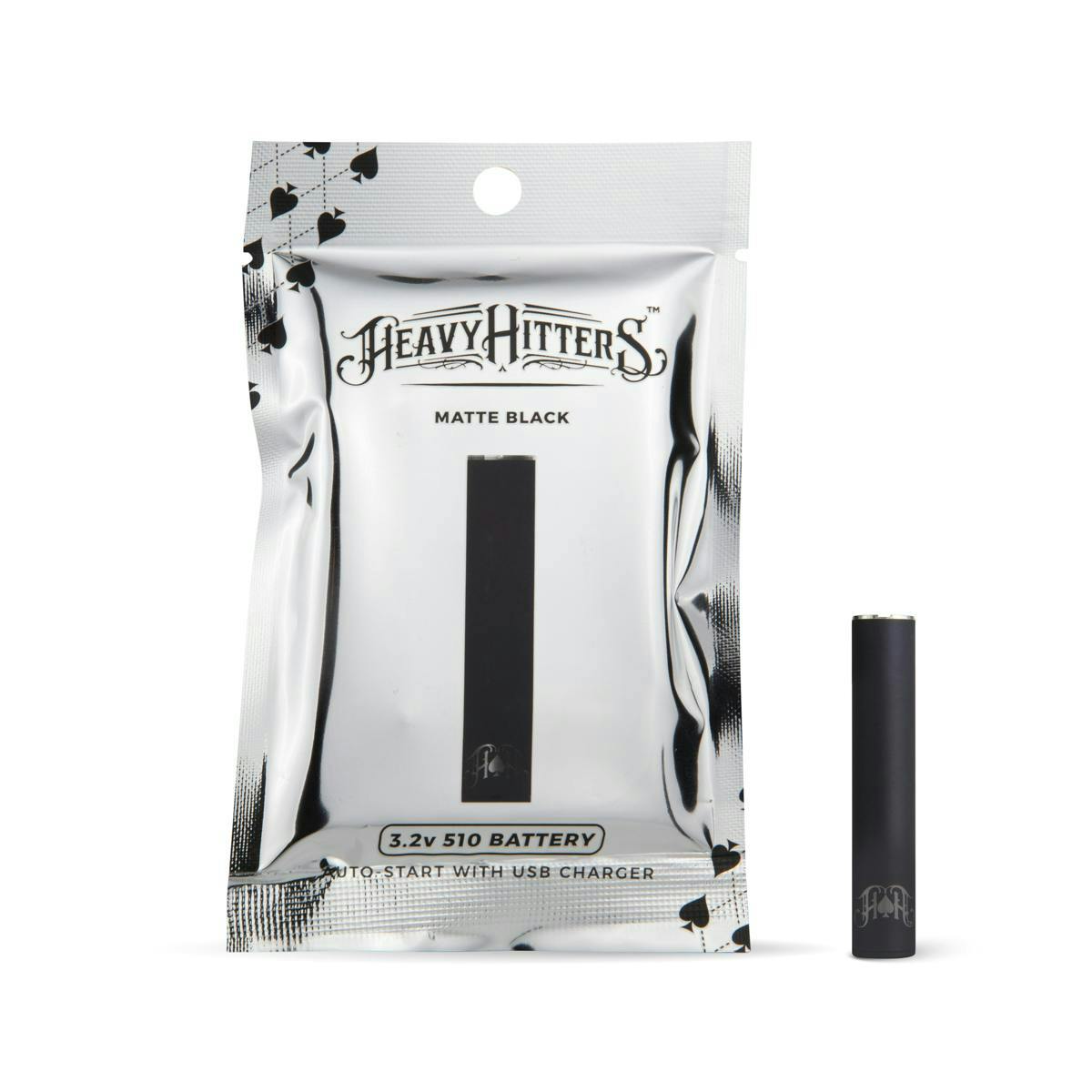 Heavy Hitters - Matte Black | 510 Auto Start Battery | Pull - 1