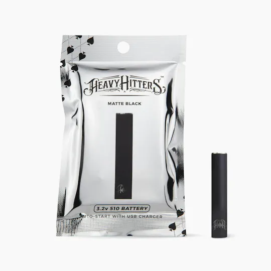 Heavy Hitters - Matte Black | 510 Auto Start Battery | Pull - 1