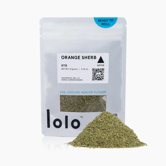 lolo - Orange Sherb | Indoor Ready To Roll | 21g - 1