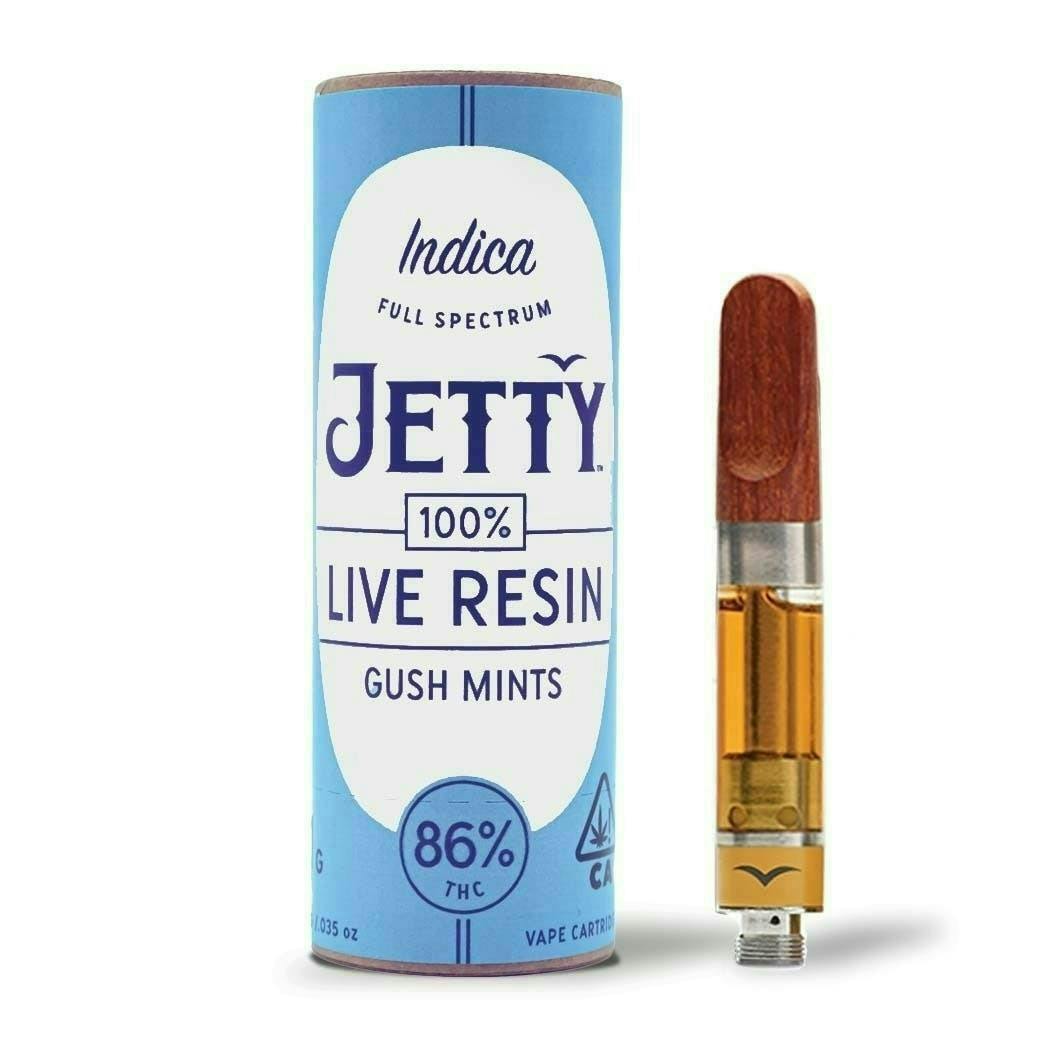 Jetty Extracts - Gush Mints | Live Resin Cartridge | 1g - 1