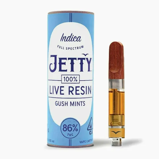 Jetty Extracts - Gush Mints | Live Resin Cartridge | 1g - 1