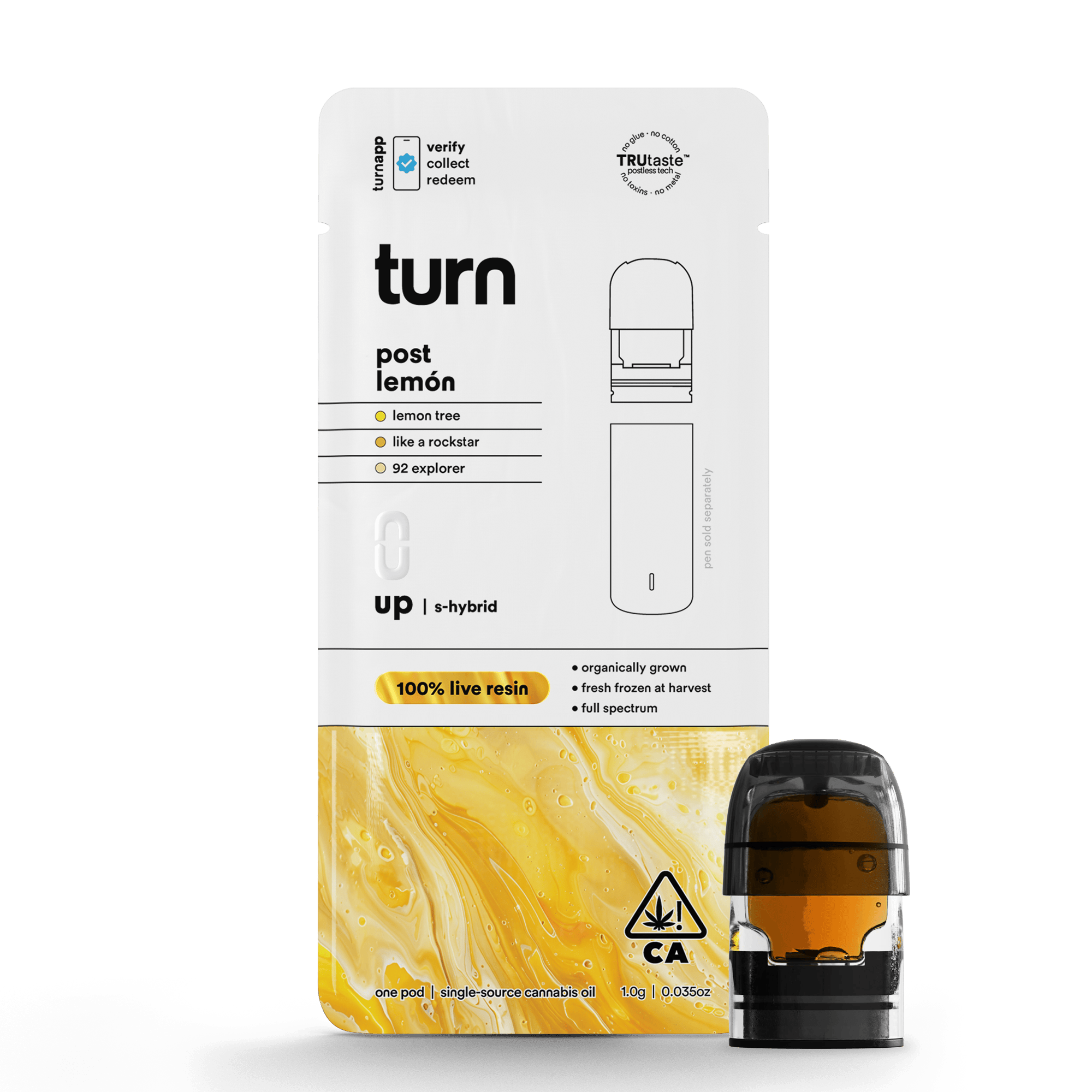 turn - Post Lemon | 100% Live Resin | Sativa-Hybrid - 1