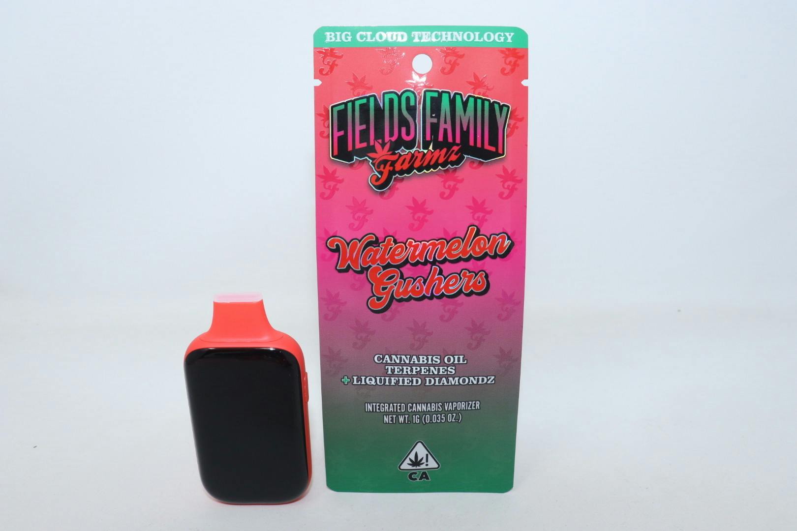 Fields Family Farmz - Watermelon Gushers 1g Liquified Diamondz All-In-One - 1