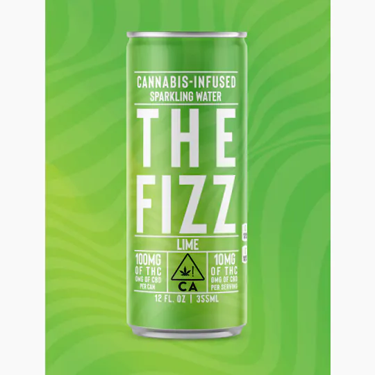 The Fizz - Lime – THC Sparkling Water – 100mg - 1