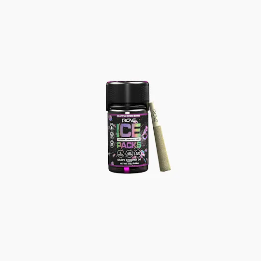 ROVE - Grape Stomper OG | Infused Ice Packs (Rosin, Hash, and Diamonds) | 5x 0.5g - 1