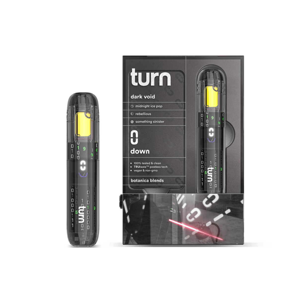 turn - Retrovision Dark Void | Botanica Blends | AIO | Indica - 1