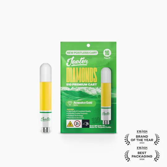 Jeeter - Jeeter | Acapulco Gold | Diamonds 510 Premium Cartridge | 1g - 1
