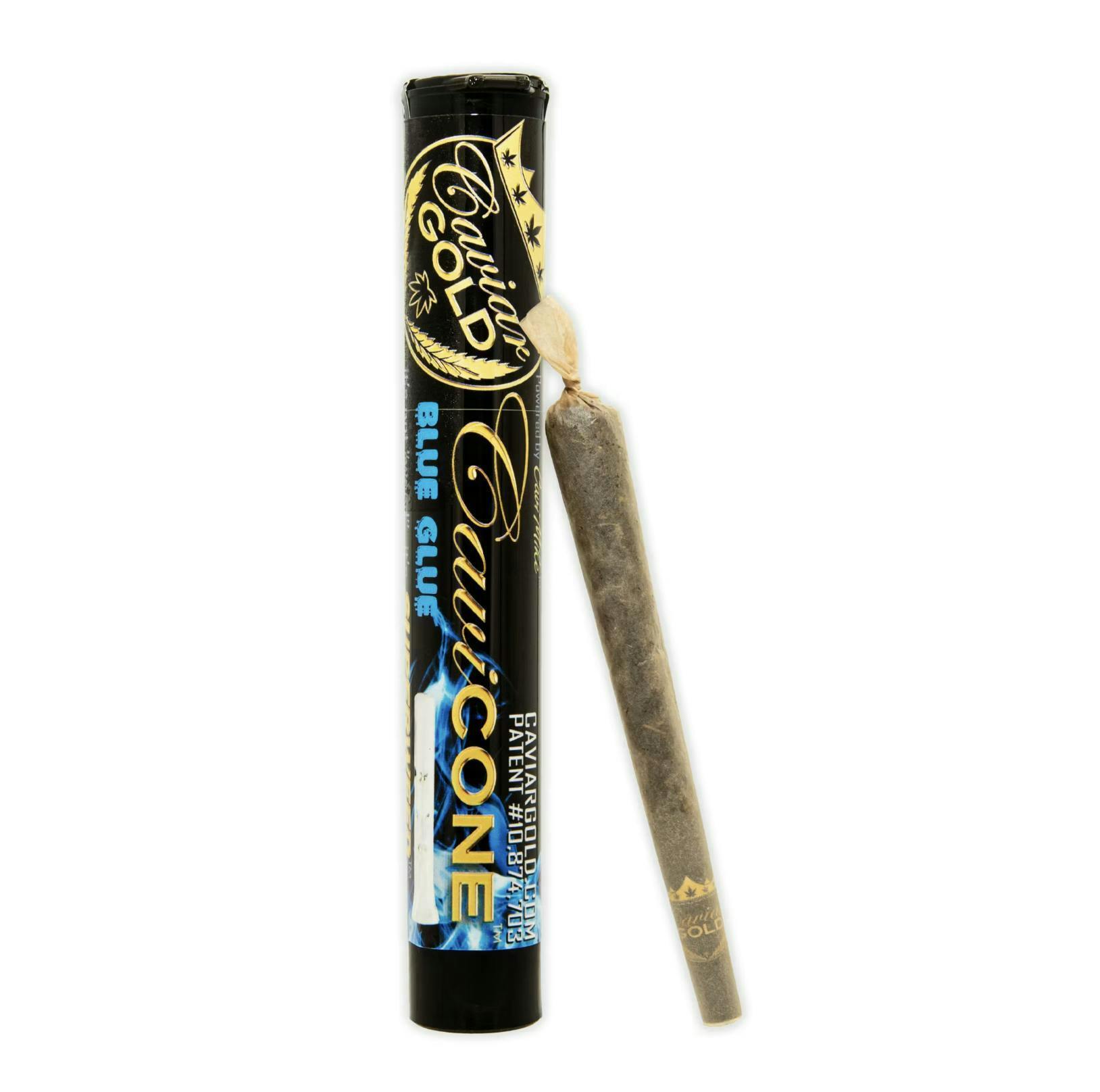 Caviar Gold - Cavi Cone l Infused Pre-Roll l Blue Glue l 1.3g - 1