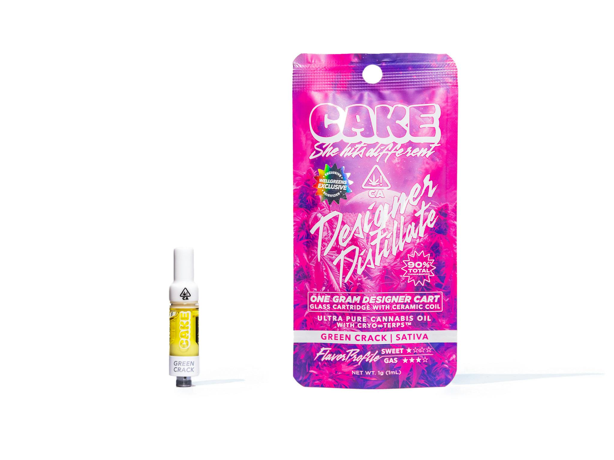 CAKE she hits different - Green Crack | Cartridge | 1g - 1