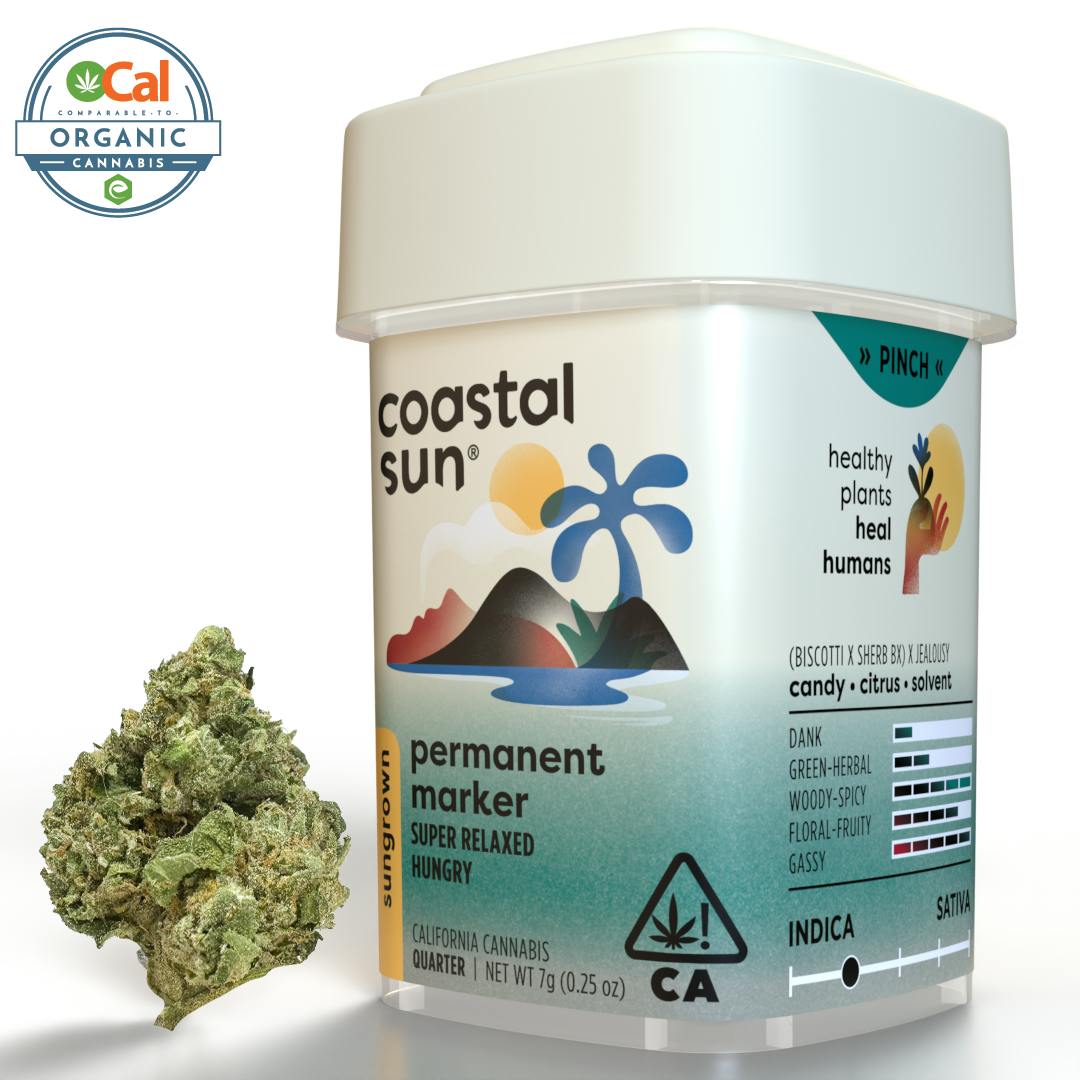 Coastal Sun - Coastal Sun | Permanent Marker | Sungrown Flower | 7g - 1