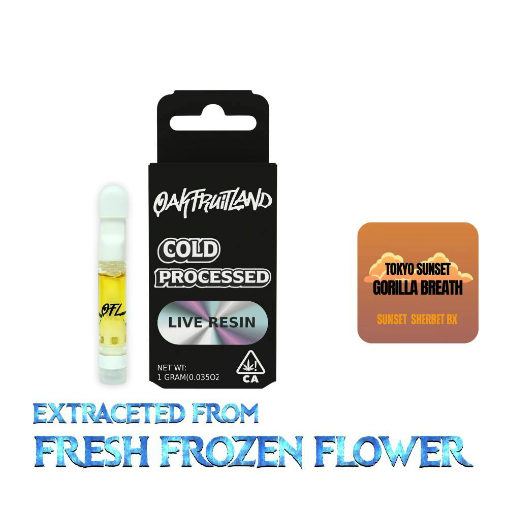 Oakfruitland (OFL) - Tokyo Sunset | Live Resin Cartridge | 1g - 1