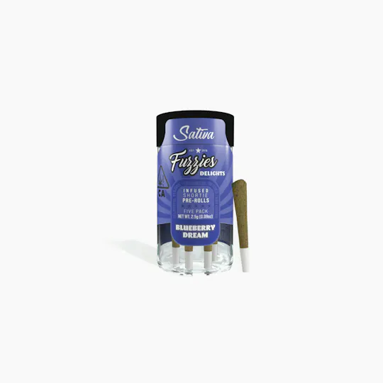 Fuzzies - Fuzzies | Delights | Blueberry Dream | Infused Joints | 0.5g each | 5pk - 1