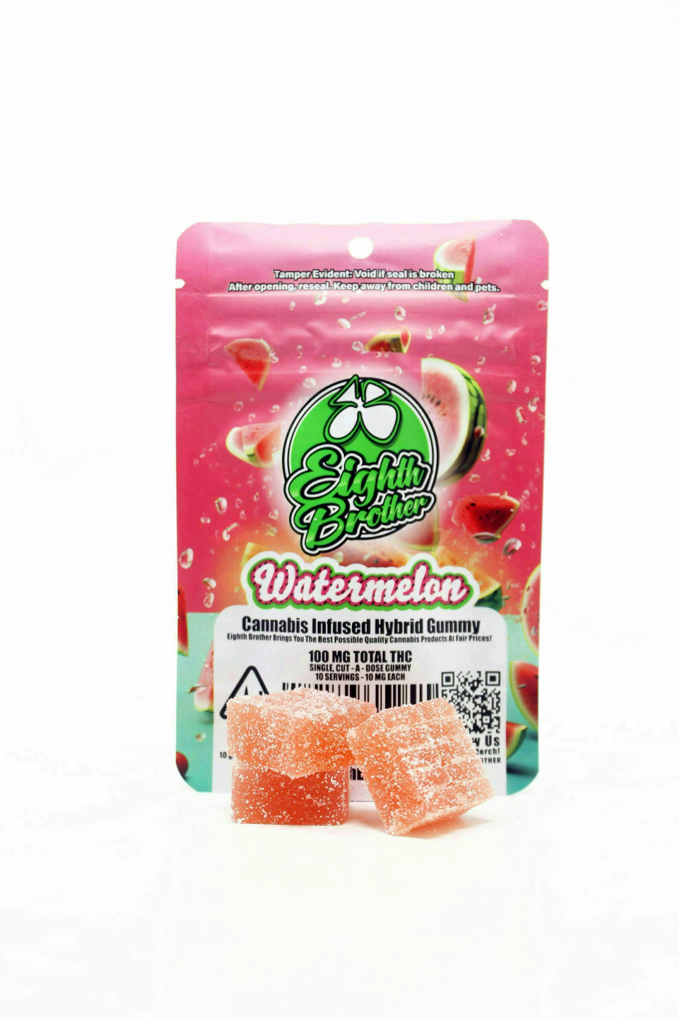 Eighth Brother - Eighth Brother | Cut-a-Dose | Watermelon Gummies | 100mg | Single - 1