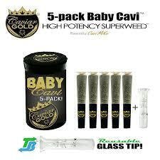 Caviar Gold - Baby Cavi | King Cavi OG | Infused Mini Pre-roll | 0.5g each | 5pk - 1