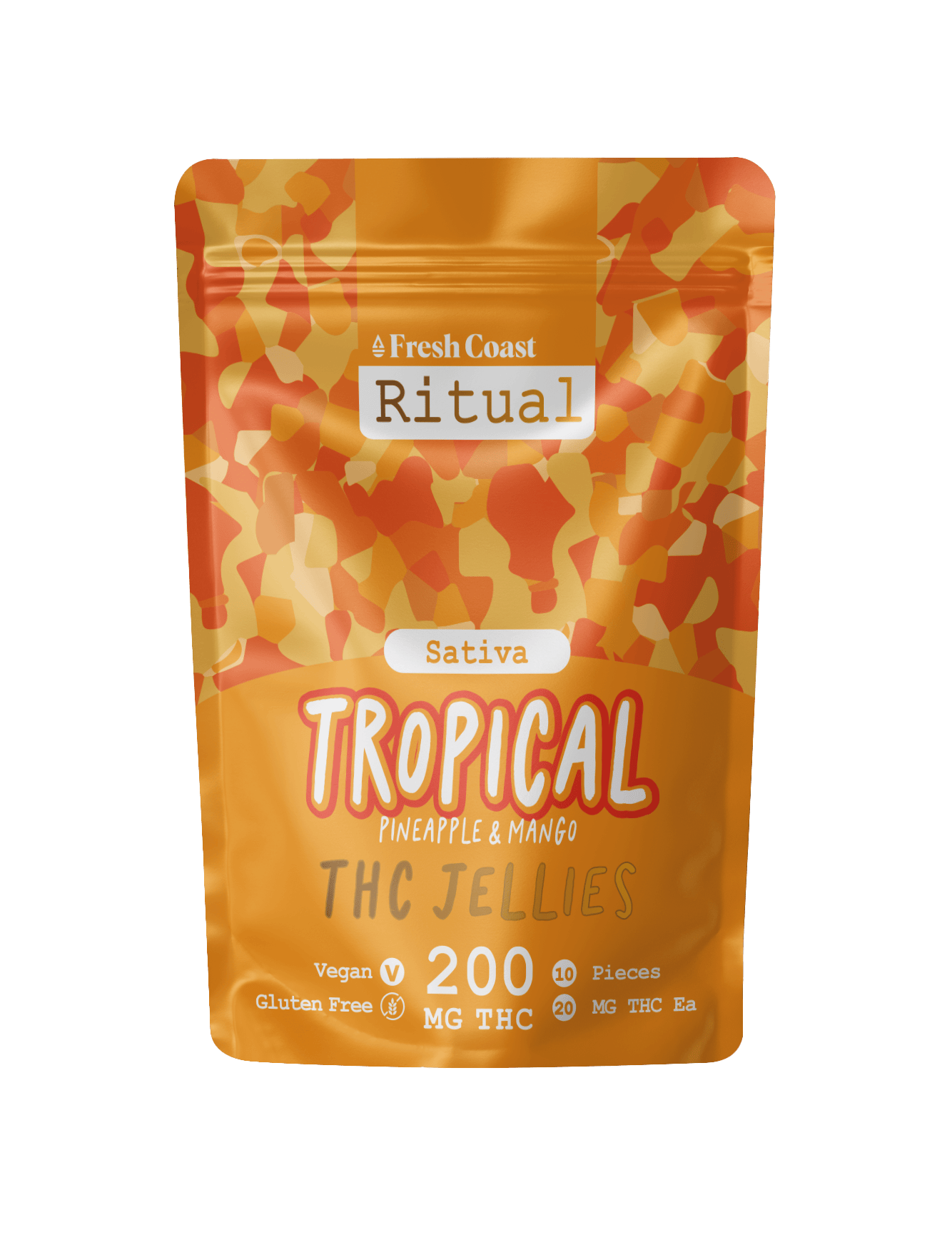 Fresh Coast - Fresh Coast | Tropical | Ritual 200mg Vegan Jellies | Sativa - 1