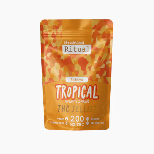 Fresh Coast - Fresh Coast | Tropical | Ritual 200mg Vegan Jellies | Sativa - 1