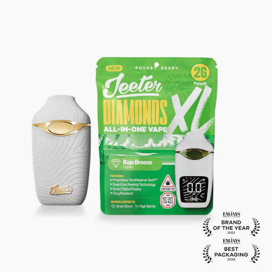 Jeeter - Jeeter | Baja Breeze | Diamonds XL 2G All-In-One Vape - 1