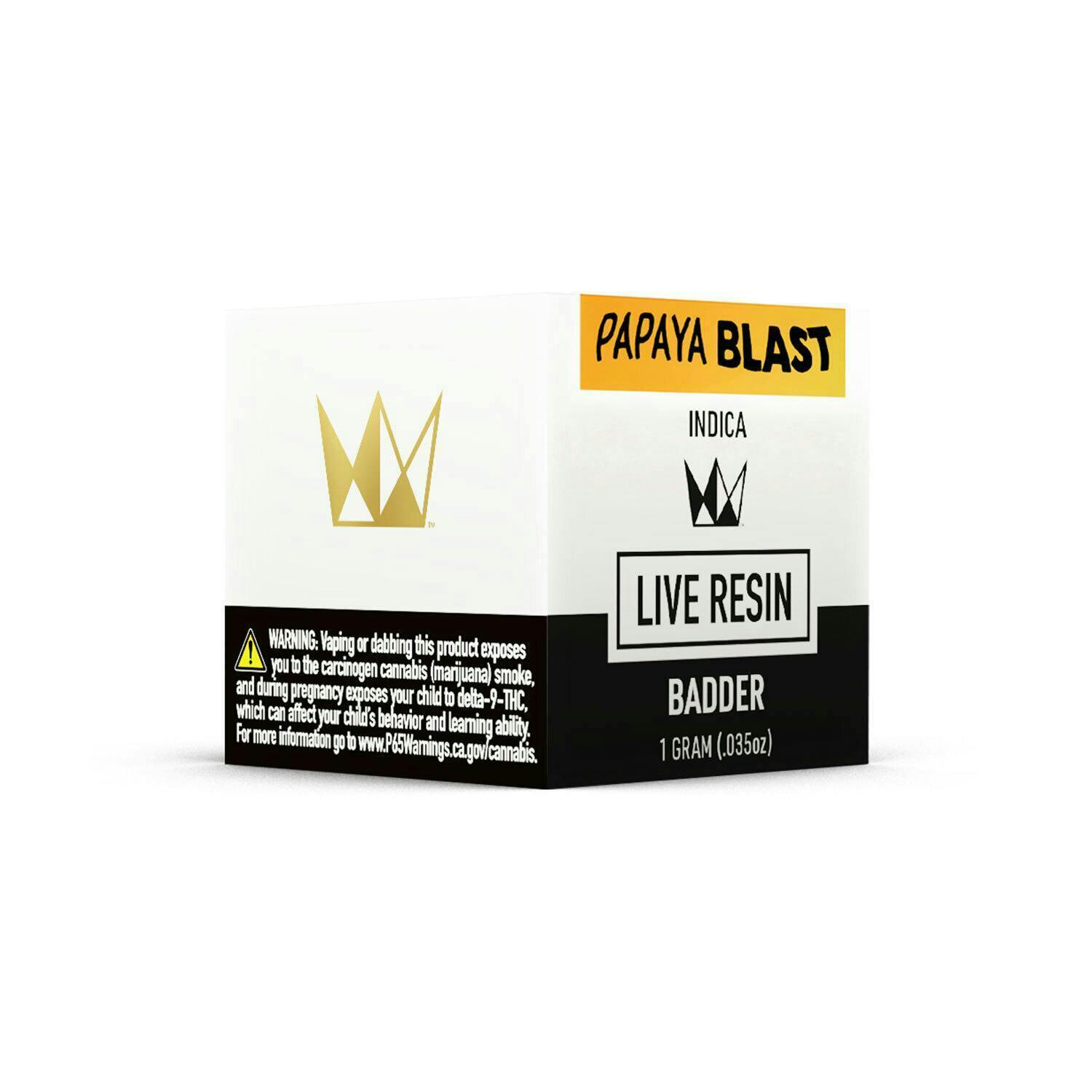 West Coast Cure - West Coast Cure | Papaya Blast | Live Resin | Badder | 1g - 1