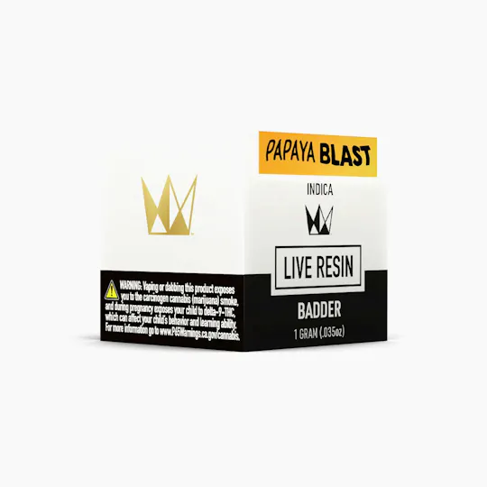 West Coast Cure - West Coast Cure | Papaya Blast | Live Resin | Badder | 1g - 1