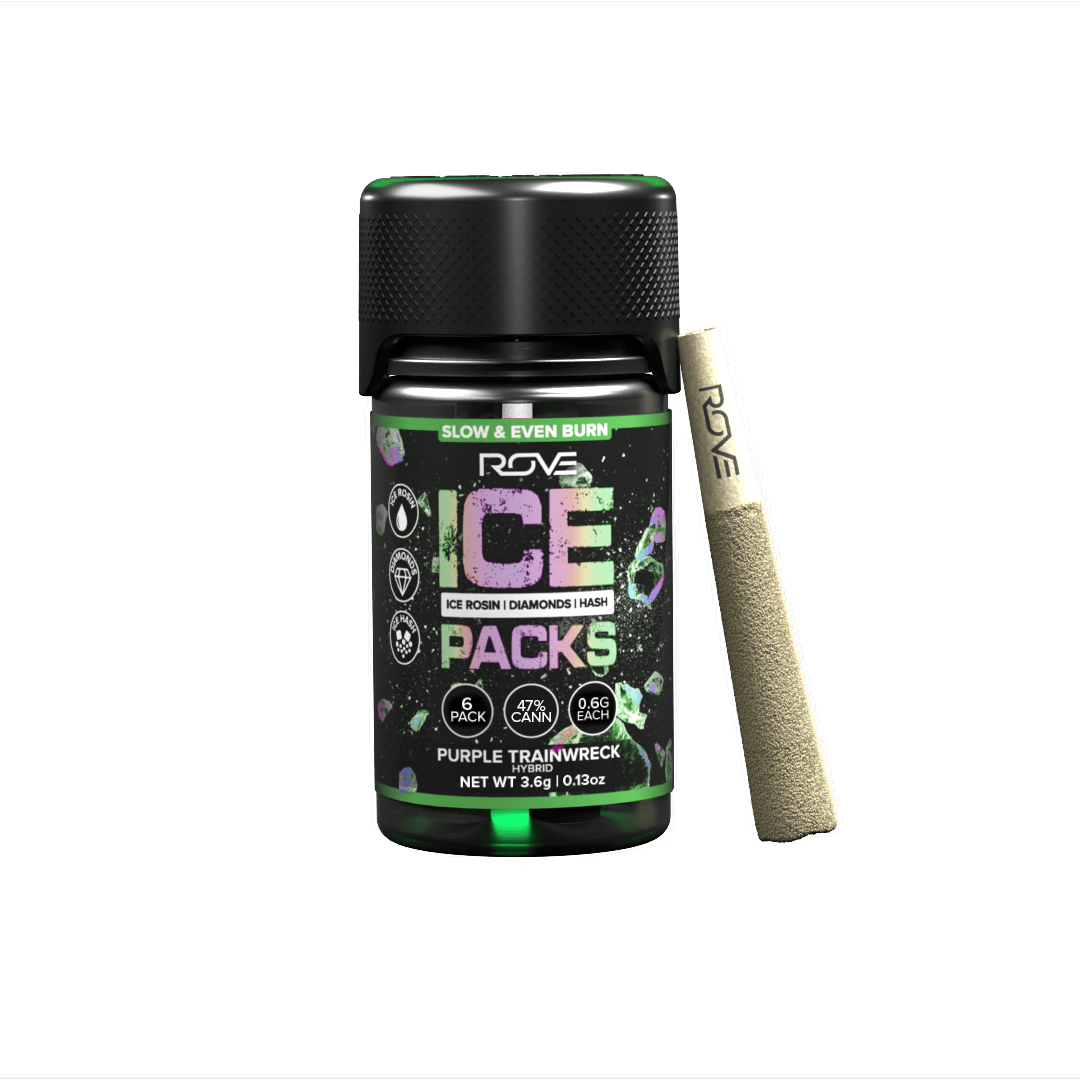 ROVE - Purple Trainwreck | Infused Ice Packs (Rosin, Hash, and Diamonds) | 6x 0.6g - 1
