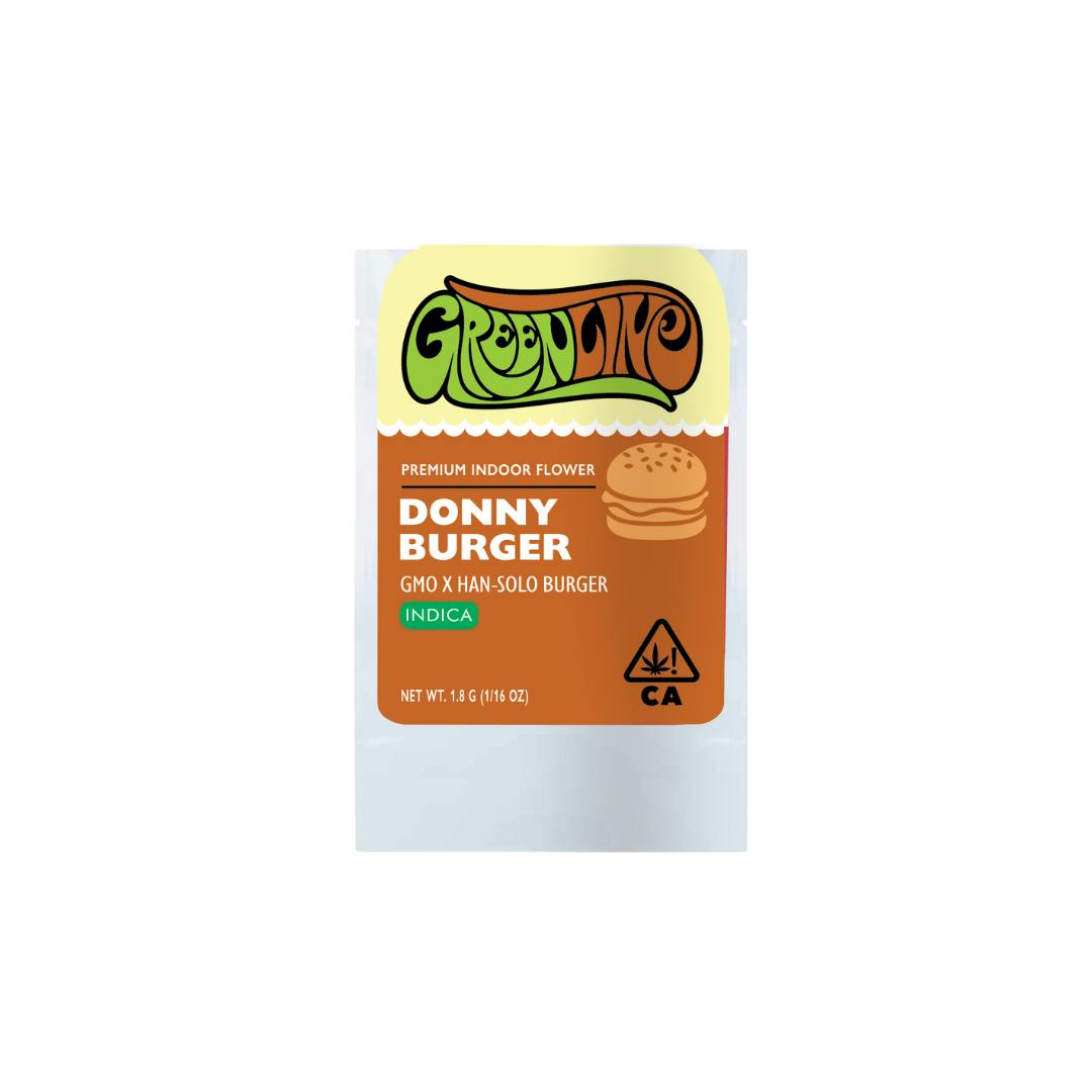 Greenline - Donny Burger - 1/16 oz - Indoor - Indica Hybrid - 1.8g - 1