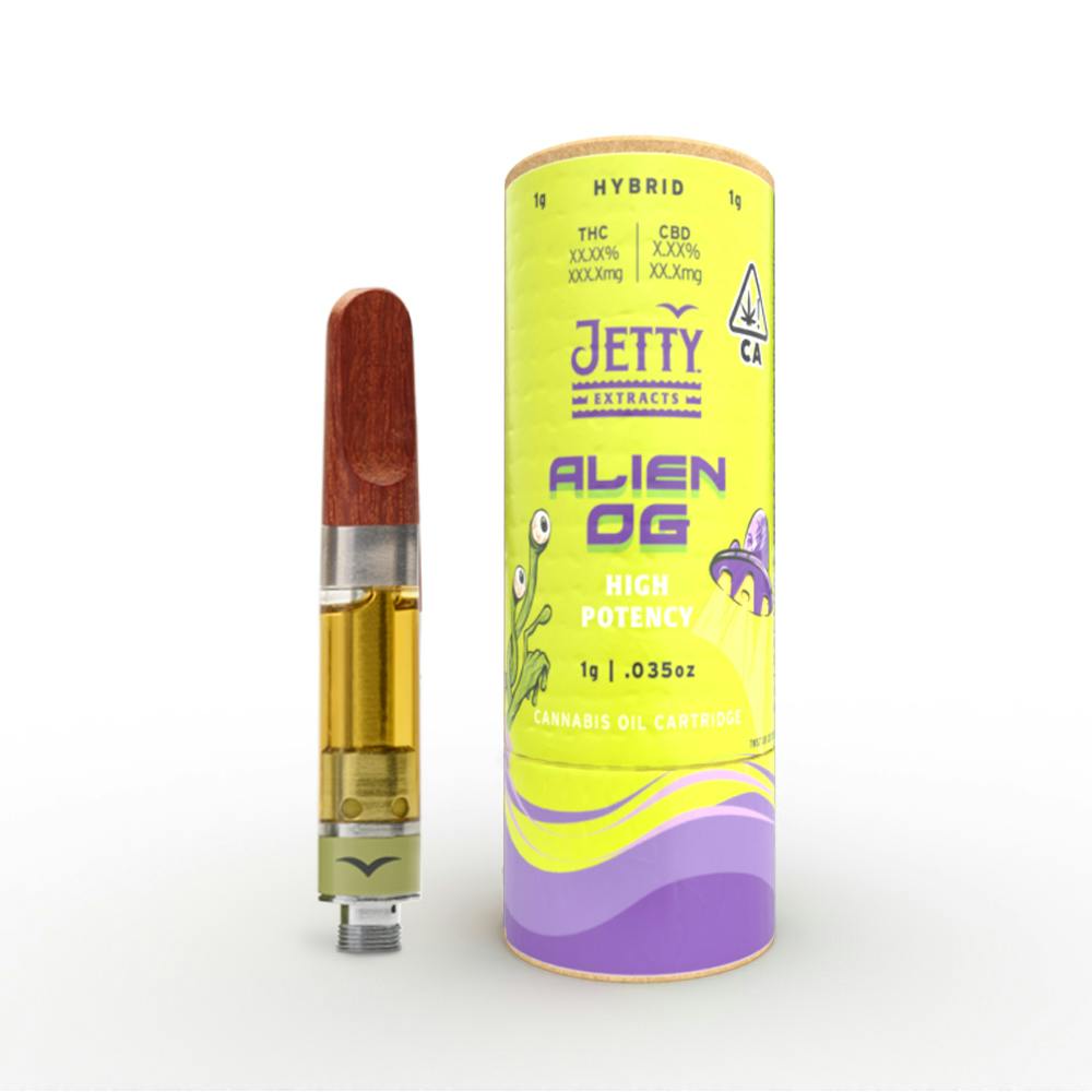 Jetty Extracts - Alien OG | Cartridge | 1g - 1