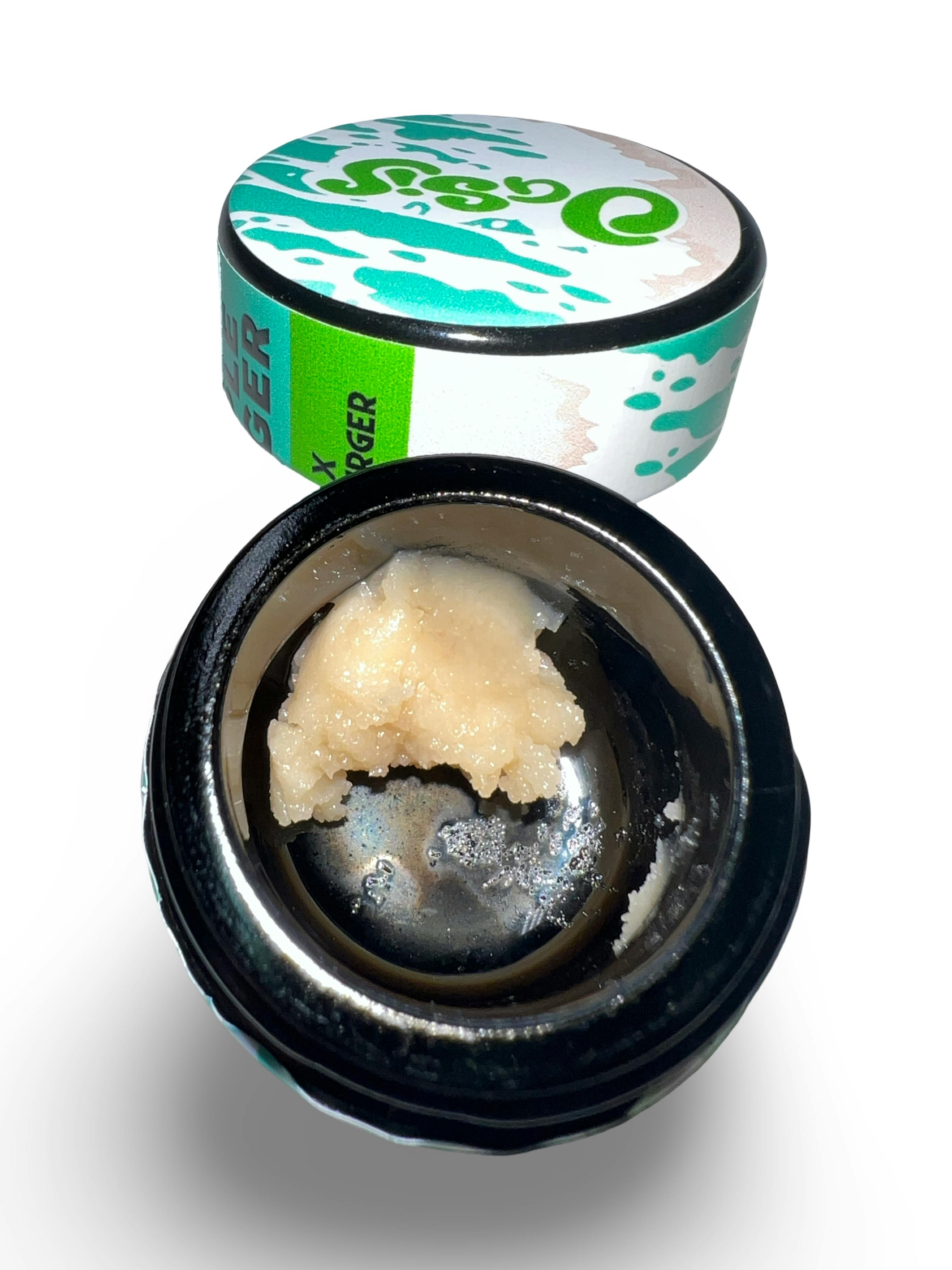 Indico - Triple Burger 1g Live Hash Rosin - Oasis Refinery - 1