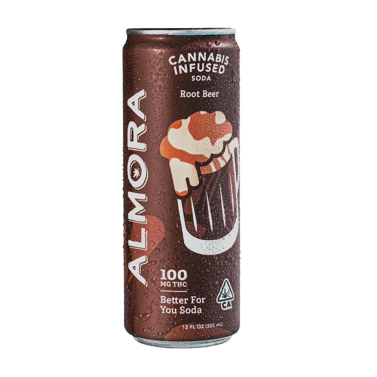 Almora - Root Beer Better For You Soda - 100mg - 1