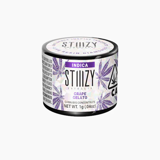 STIIIZY - - GRAPE GELATO - Live Resin Diamonds - 1