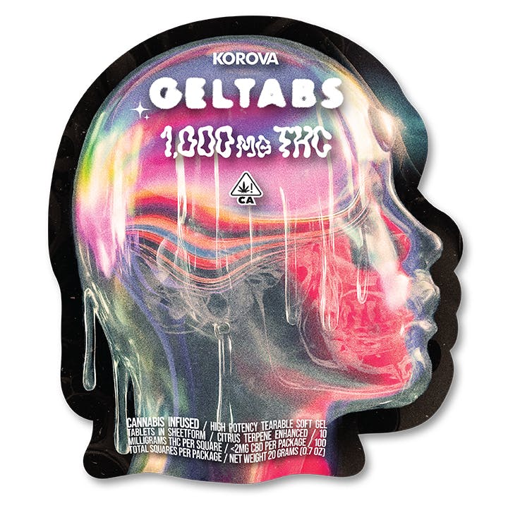 Korova - GELTABS 1,000mg THC Gummy - 1
