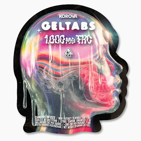 Korova - GELTABS 1,000mg THC Gummy - 1