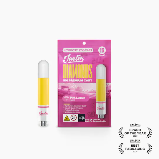 Jeeter - Jeeter | Pink Lemon | Diamonds 510 Premium Cartridge | 1g - 1