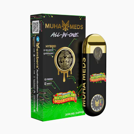 Muha Meds - Muha Meds | Watermelon Moonshine | Disposable | 2g - 1
