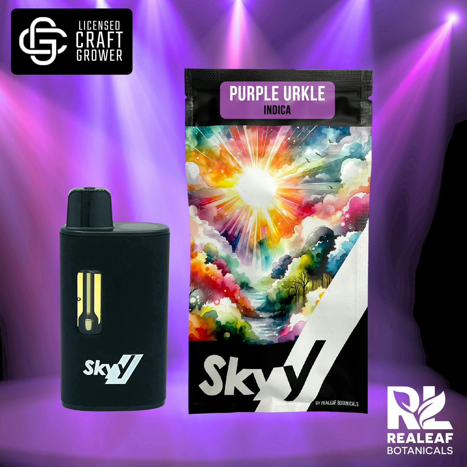Realeaf Botanicals - Purple Urkle Disposable Pen 3.0g - 1