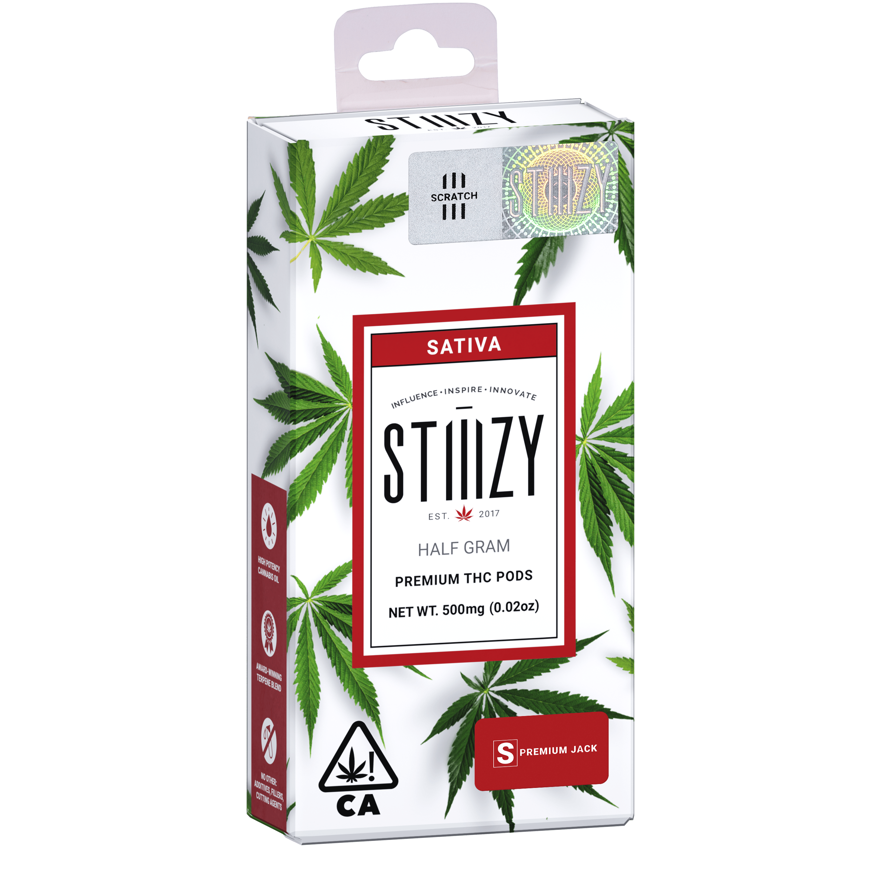 STIIIZY - Vape Cartridge - PREMIUM JACK .5G Original THC Pod - STIIIZY - 1