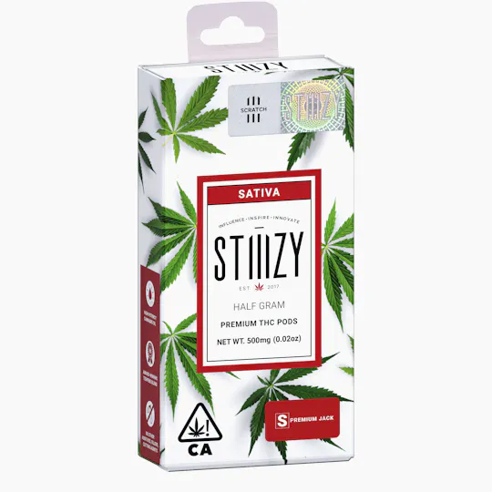STIIIZY - Vape Cartridge - PREMIUM JACK .5G Original THC Pod - STIIIZY - 1