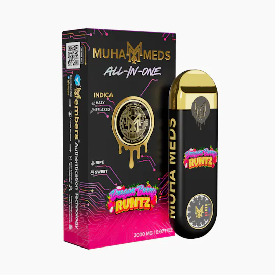 Muha Meds - Muha Meds | Dragon Berry Runtz | Disposable | 2g - 1