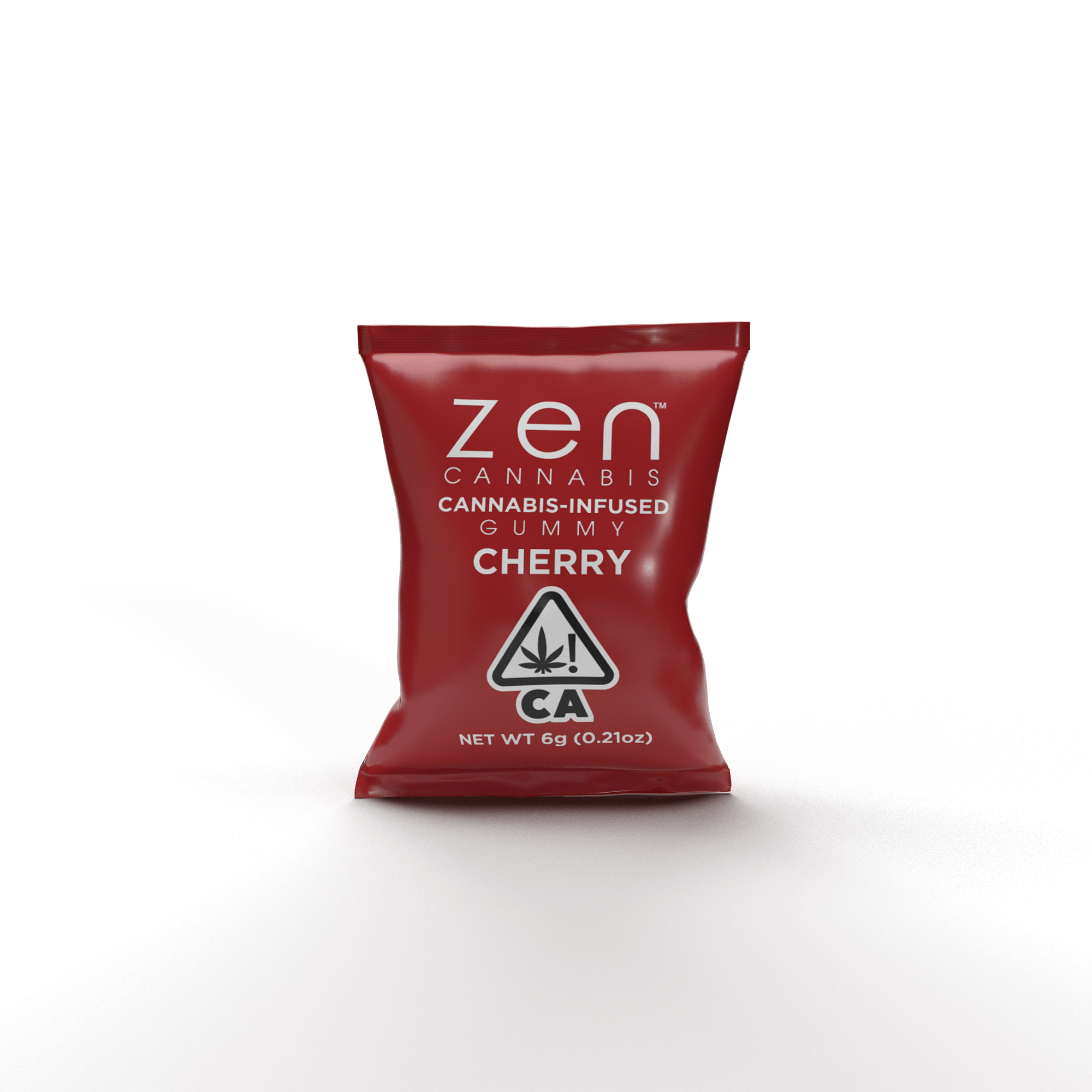 Zen Cannabis - Cherry 1:1 THC:CBD 10-Pack Gummies - 1