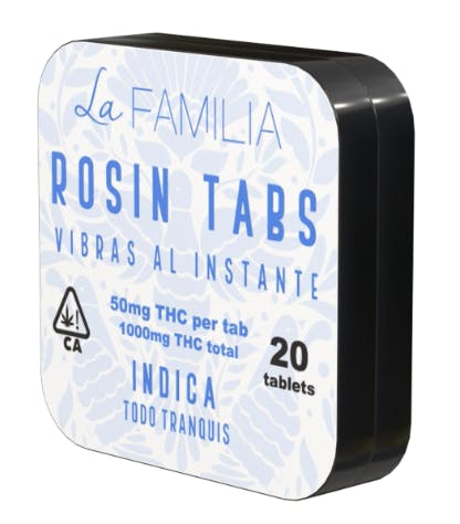 La Familia - Todo Tranquis | Indica | Rosin Tabs | 20pk | 1000mg - 1